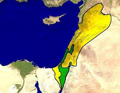 Map of the promised lands of the Jewish people, under the old testament  (Genesis 15) : r/imaginarymaps